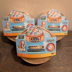 BRAND NEW Crazy Fun Rainbow Mystery Squishy Dumpling (PACK OF 3)